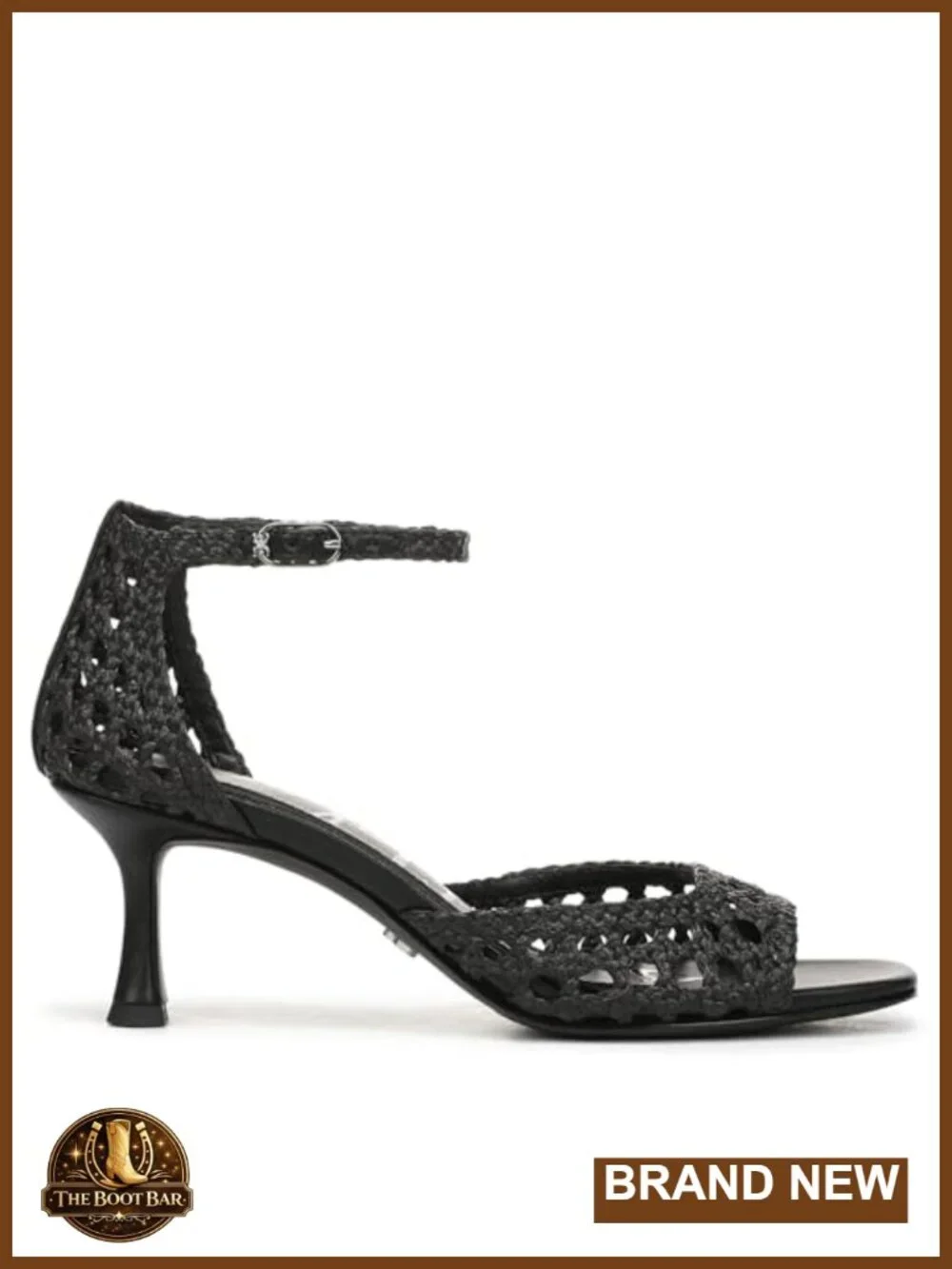 Women's Kitten Heel Sandals Open Toe Raffia